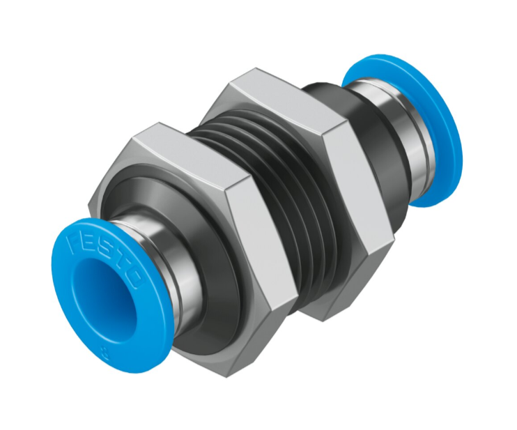 PUSH-IN BULKHEAD CONNECTOR QSS-8