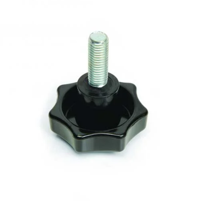 M6 x Q22mm STAR KNOB MALE